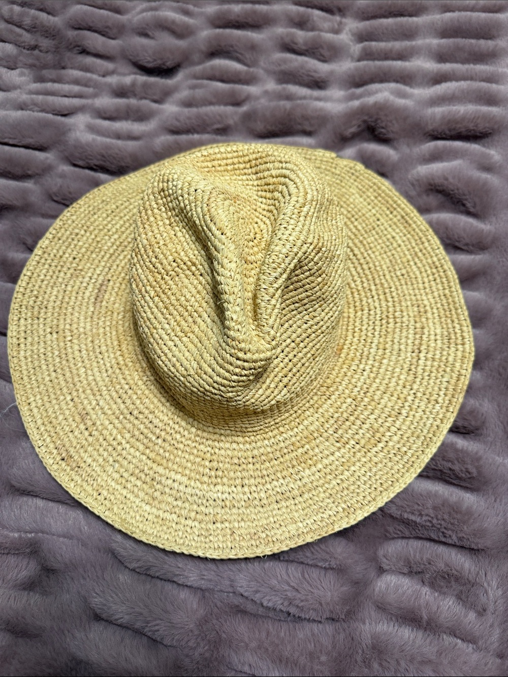 J. Crew Straw Sun Hat in Natural Beige